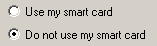 Do Not Use My Smart Card