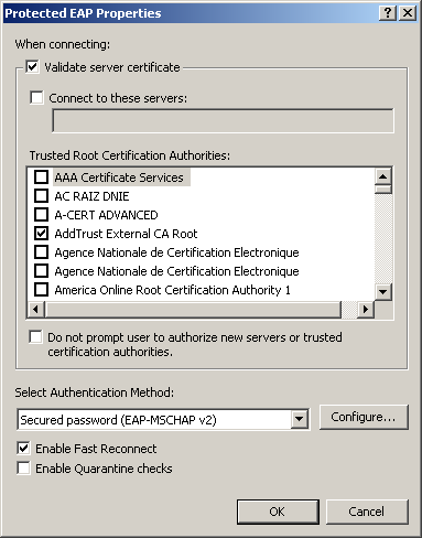 VPN XP Protected EAP