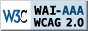 Level Triple-A conformance, 
          W3C WAI Web Content Accessibility Guidelines 2.0